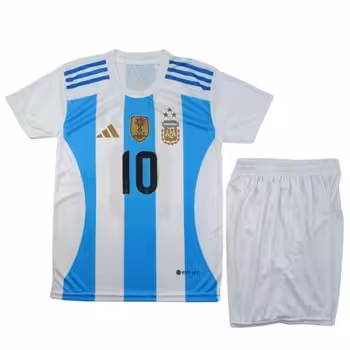 کیت تی شرت و شورت ورزشی آرژانتین مسی