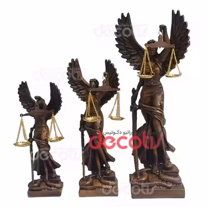 مجسمه فرشته عدالت مجموعه 3 عددی