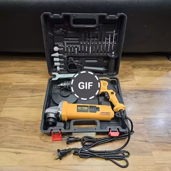 مجموعه دو عددی مینی فرز و دریل نئو پاور مدل NP-kit2