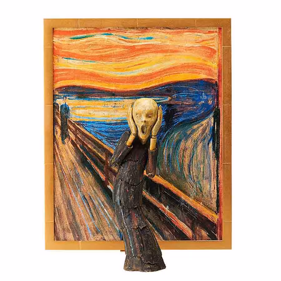 اکشن فیگور تابلو جیغ | The Scream | اثر ادوارد مونک