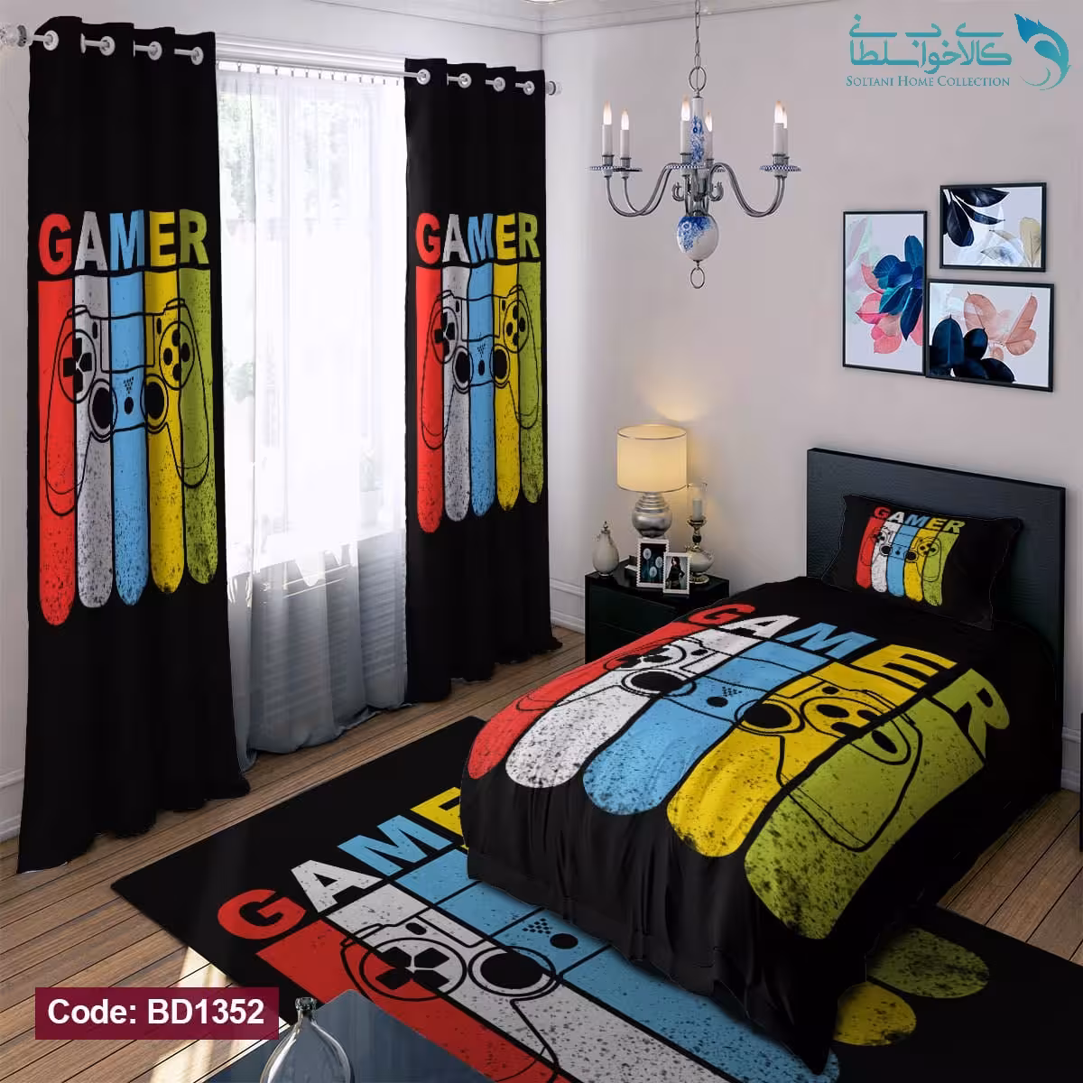 روتختی طرح gamer یکنفره کد BD1352