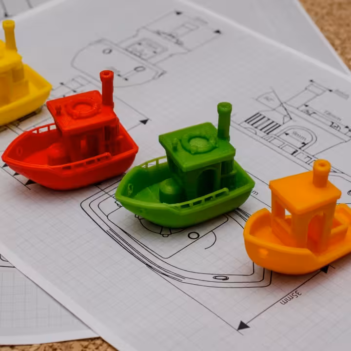 مدل سه بعدی قایق تست (STL)