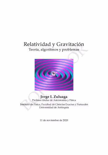 خرید و دانلود نسخه کامل کتاب Relatividad y Gravitación