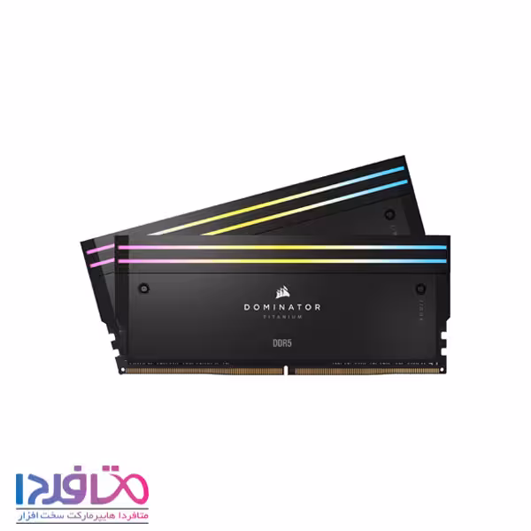 رم کورسیر دو کاناله 32 گیگابایت مدل DOMINATOR TITANIUM RGB فرکانس 6600 مگاهرتز