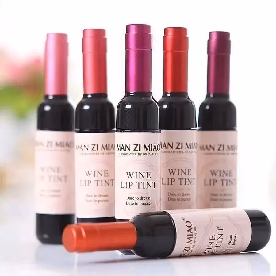 تینت لب طرح جام MAN ZI MIAO مدل WINE