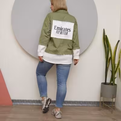 مانتو کتان اسپرت