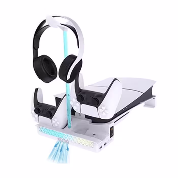 پایه افقی و خنک کننده چندمنظوره، مخصوص کنسول PS5، برند PGTECH