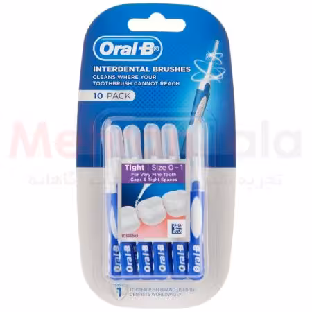 مسواک برسی بین دندانی کلینیک لاین اورال بی مدل Very Fine 0-1 بسته 10 عددی