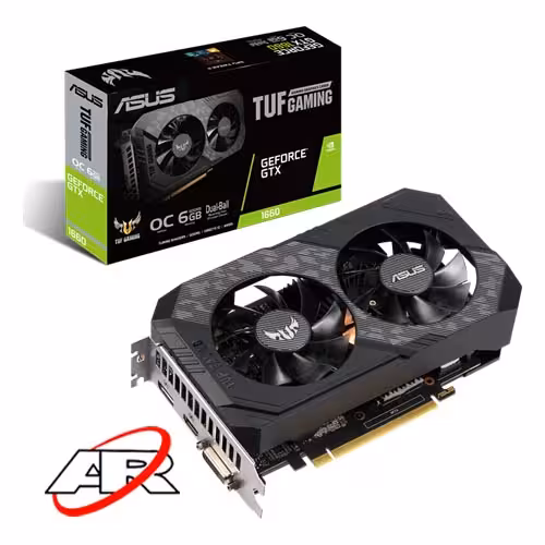 کارت گرافیک ایسوس مدل TUF-GTX1660-O6G-GAMING