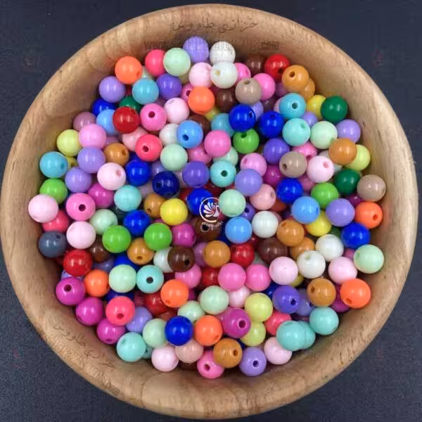 مروارید پلیمری خارجی الوان کد 02 بسته 50 گرمی