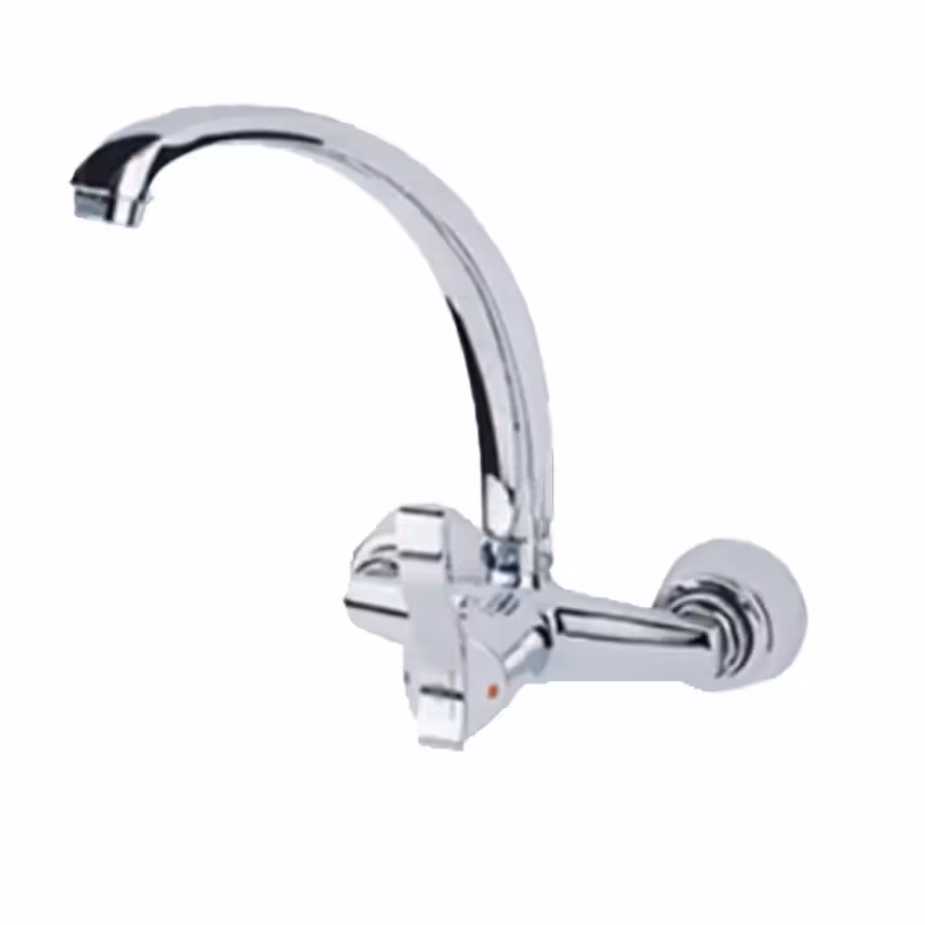 شیر ظرفشویی دیواری قهرمان مدل آبشار2