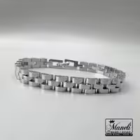 دستبند رولکس نقره ای استیل رنگ ثابت|14040768