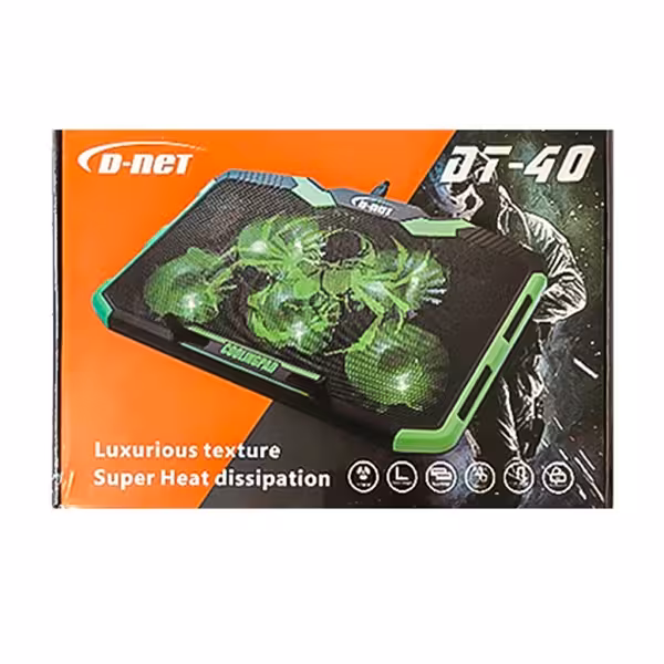 پایه خنک کننده لپ تاپ 5فن مدل DT40