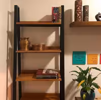 کتابخانه چوب و فلز کد 9823