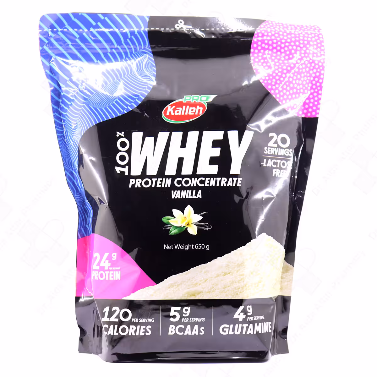 پودر وی پروتئین 100 درصد (وانیلی) کاله 650 گرمی