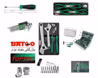 دسته جغجغه 3/8 (کد CJBG1220) (برند تاپتول TOPTUL_TOPTOOL) تایوان اصل