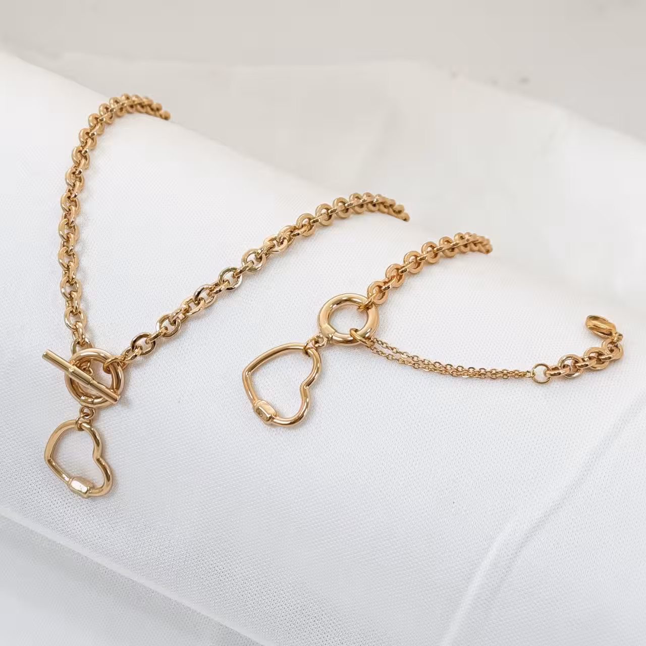 نیم ست فوق العاده جذاب ژوپینگ قلب هدیه ولنتاینی خاص طرح آلزبتا ارسال رایگان