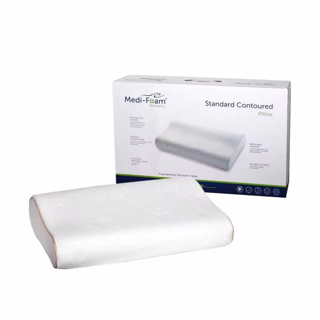 بالش طبی مدی فوم مدل موج دار سایز مدیوم