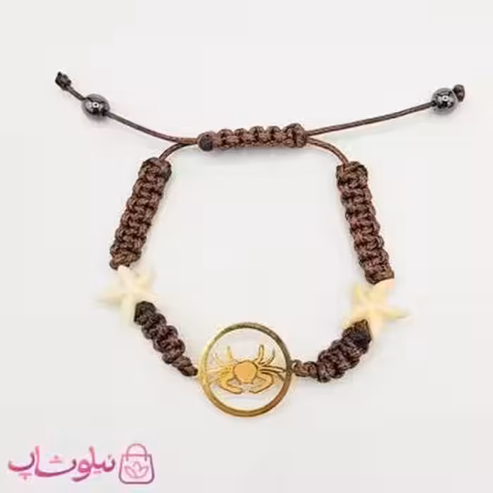 دستبند دستساز با نماد خرچنگ متولدین تیر ماه کد 150