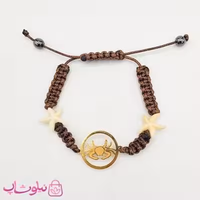 دستبند دستساز با نماد خرچنگ متولدین تیر ماه کد 150