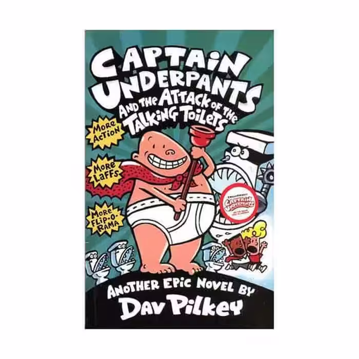 کتاب رمان captain Underpants vol. 2 کاپیتان زیر شلواری جلد 2