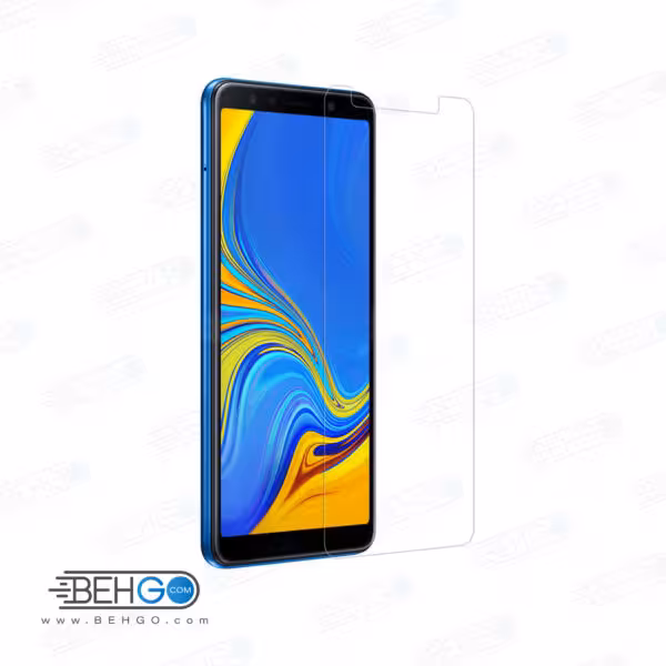 گلس a7 2018 بی رنگ و شفاف یا محافظ صفحه نمایش شیشه ای Glass Screen Protector samsung A750 / A7 2018