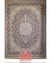 فرش تهران 1200 شانه طرح نارگل نقره ای