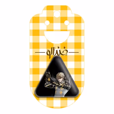 پیکسل خندالو طرح جنوس انیمه مرد تک مشتی One Punch Man مدل مثلثی کد 10517