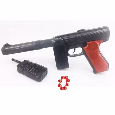 ست تفنگ بازی دنیای سرگرمی های کمیاب مدل یوزی ترقه ایی