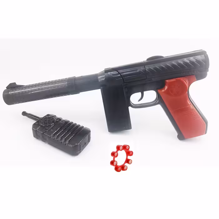 ست تفنگ بازی دنیای سرگرمی های کمیاب مدل یوزی ترقه ایی