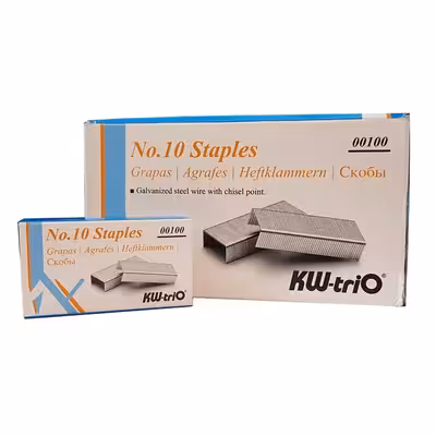 سوزن منگنه کی دبلیو تریو سایز 10 - 4 بسته 1000 عددی