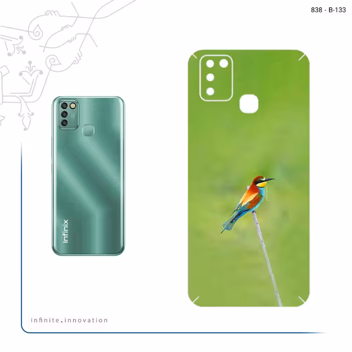 برچسب پوششی ماهوت مدل European bee-eater مناسب برای گوشی موبایل اینفینیکس Smart 6 X657B