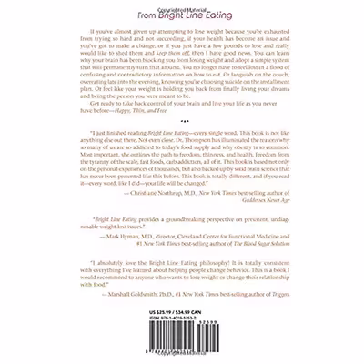 کتاب Bright Line Eating اثر Susan Peirce Thompson PHD انتشارات Hay House Inc