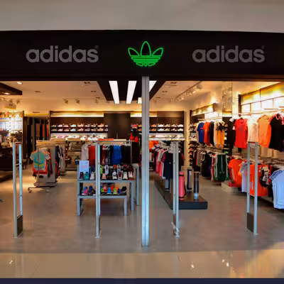 چراغ دیواری نئون دیزاین طرح Adidas-Logo-BL_GR
