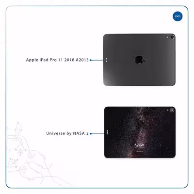 برچسب پوششی ماهوت مدل Universe-by-NASA-2 مناسب برای تبلت اپل iPad Pro 11 2018 A2013