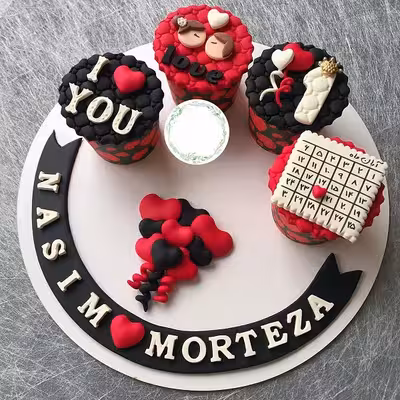 کاتر شیرینی پزی بهگز مدل تقویم عددی مجموعه 2 عددی