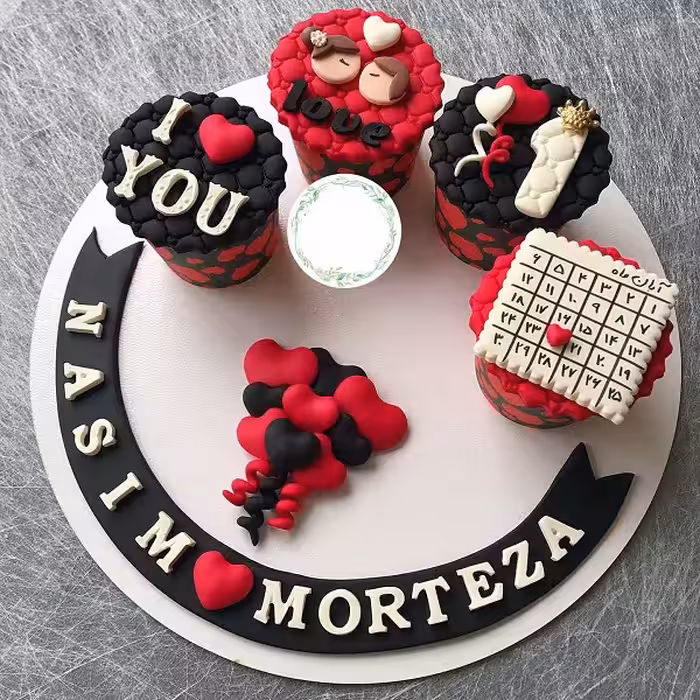 کاتر شیرینی پزی بهگز مدل تقویم عددی مجموعه 2 عددی