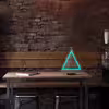 چراغ رومیزی مدل ریموت دار TRIANGLE-GL_TBL-GLASS