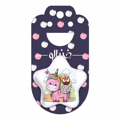 پیکسل خندالو طرح یونیکورن مدل ستاره ای کد 3836