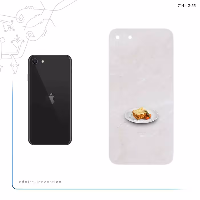 برچسب پوششی ماهوت مدل Lasagne مناسب برای گوشی موبایل اپل iPhone SE 2022