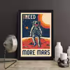 تابلو مدل مریخ you need more mars کدS1633-b