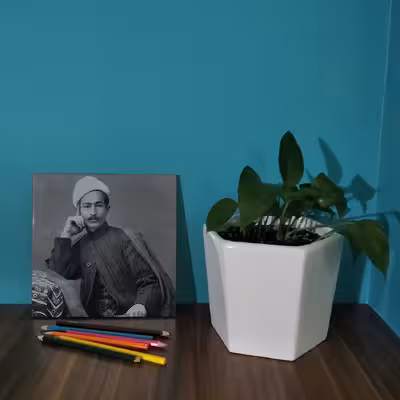  کاشی کارنیلا طرح عارف قزوینی مدل لوحی کد WKB517