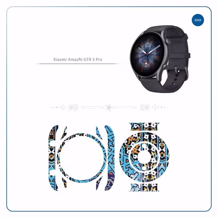 برچسب ماهوت طرح Slimi_Design مناسب برای ساعت هوشمند شیائومی Amazfit GTR 3 Pro