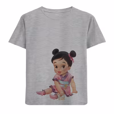 تی شرت آستین کوتاه بچگانه مدل دخترموخرگوشی D37