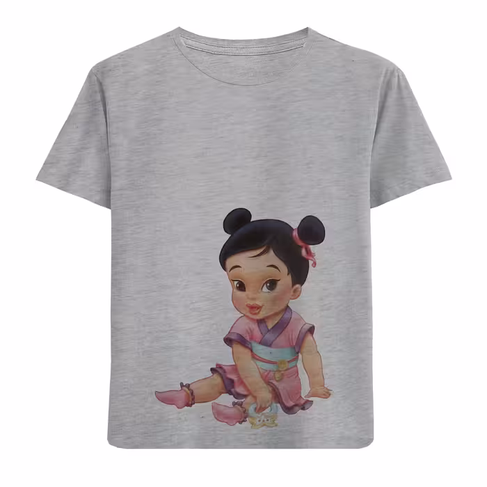 تی شرت آستین کوتاه بچگانه مدل دخترموخرگوشی D37