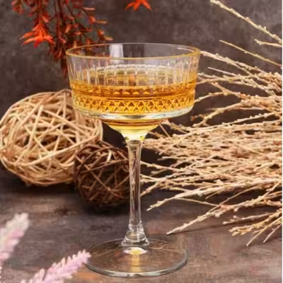 بستنی خوری ساغر شاپ مدل پایه بلند الیسا مجموعه 6 عددی