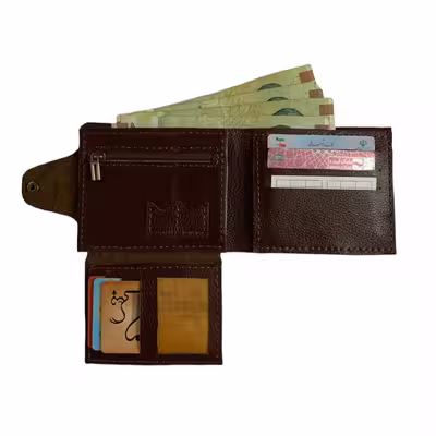 کیف پول چرمی مدل سارا کد 80788643