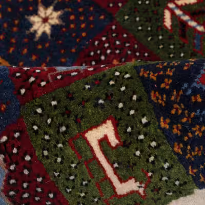 گبه دستباف کناره طول دو متر سی پرشیا کد 122485