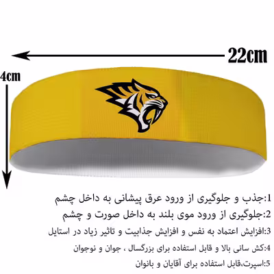 هدبند ورزشی آی تمر مدل ببر کد 260