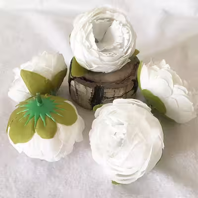 گل مصنوعی مدل پیونی کد 578 بسته 5 عددی